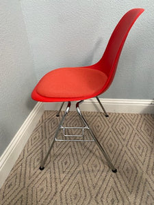 Vitra Eames Shell Side Chair with Seat Pad & Side Handles